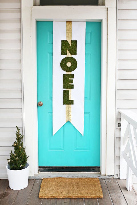 diy christmas door decorations noel banner