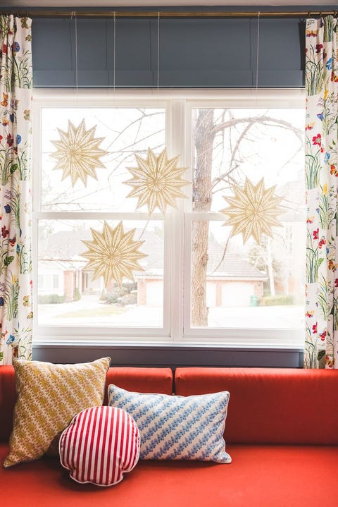 diy christmas window decorations paper stars