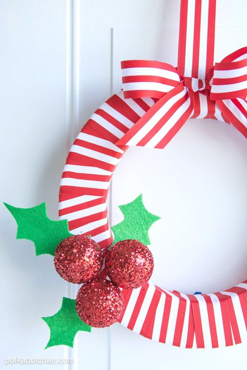 diy christmas wreath holly berry