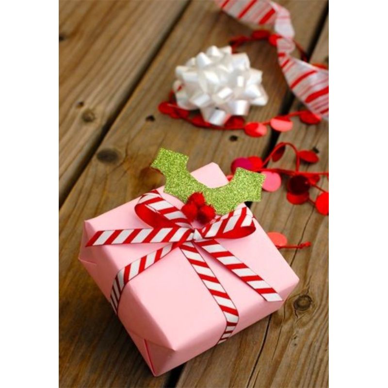 Bows Hold Wrapping paper Home Treats Christmas Decoration Storage Bag Gift tags etc 