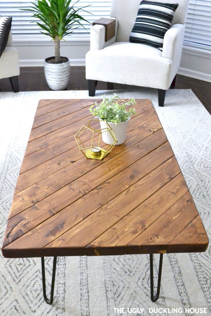 12 Diy Coffee Tables How To Make A, Metal And Wood Table Ideas