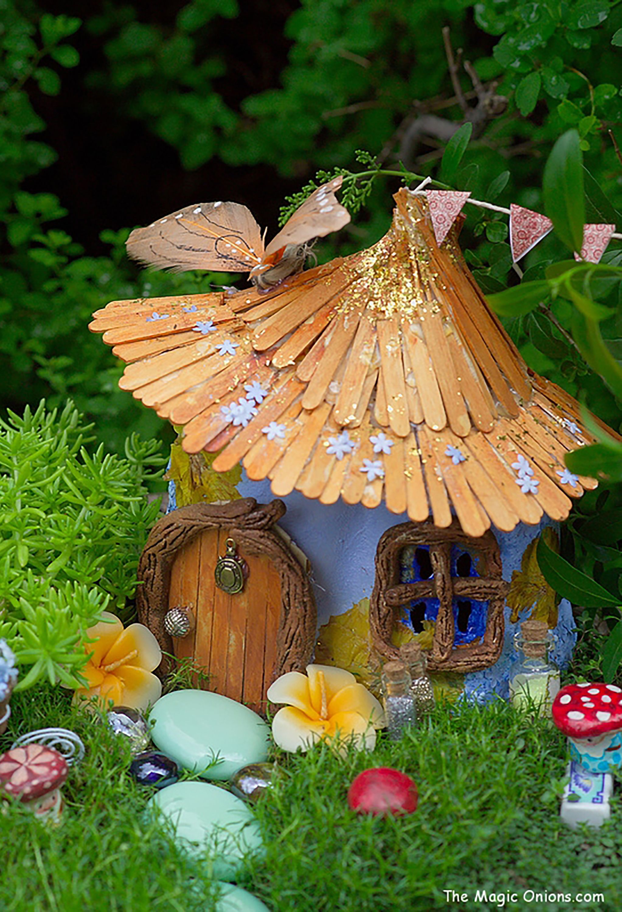 25 Diy Fairy Garden Ideas How To Make, What To Use For Grass In A Fairy Garden