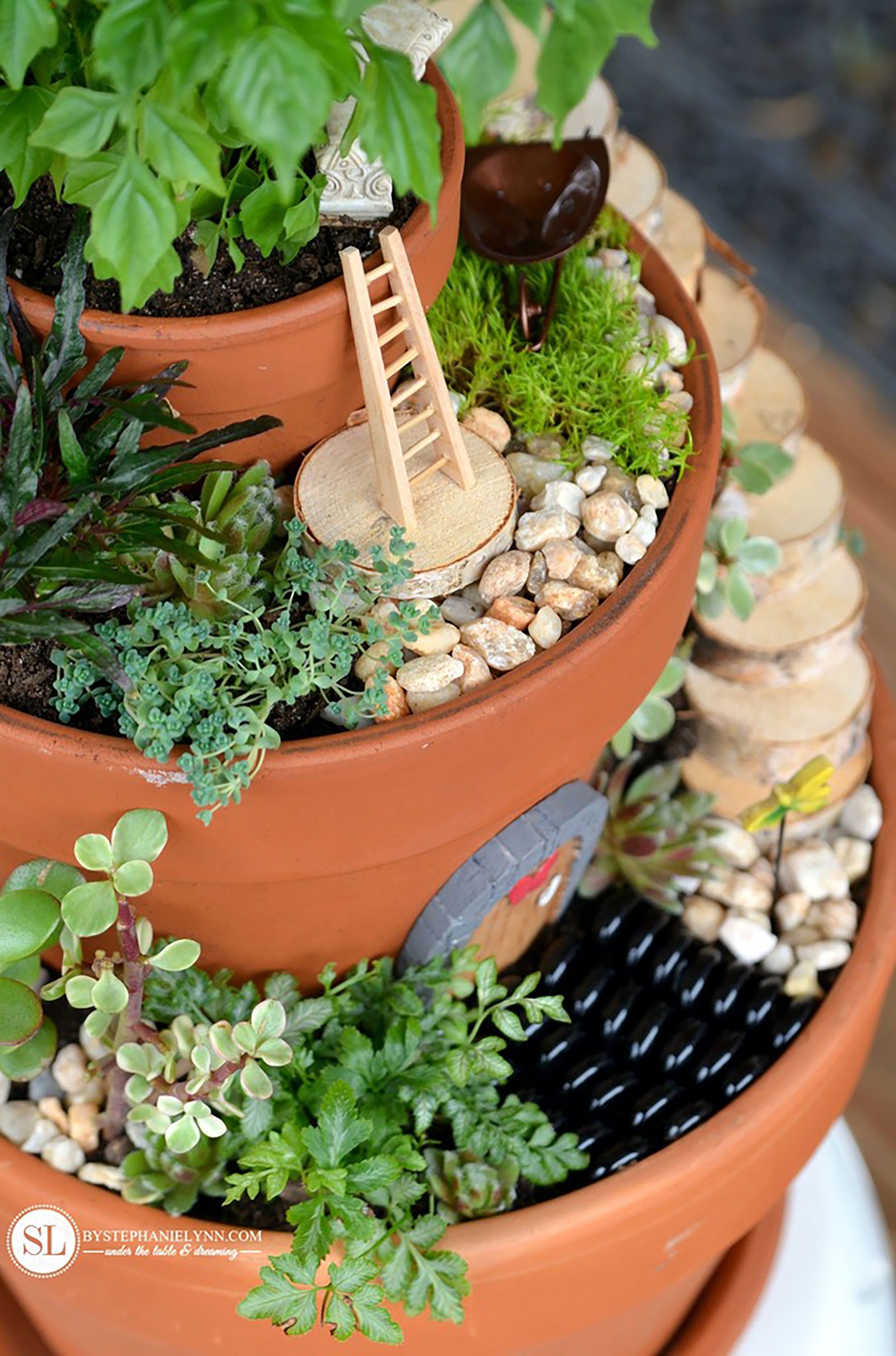 homemade fairy garden