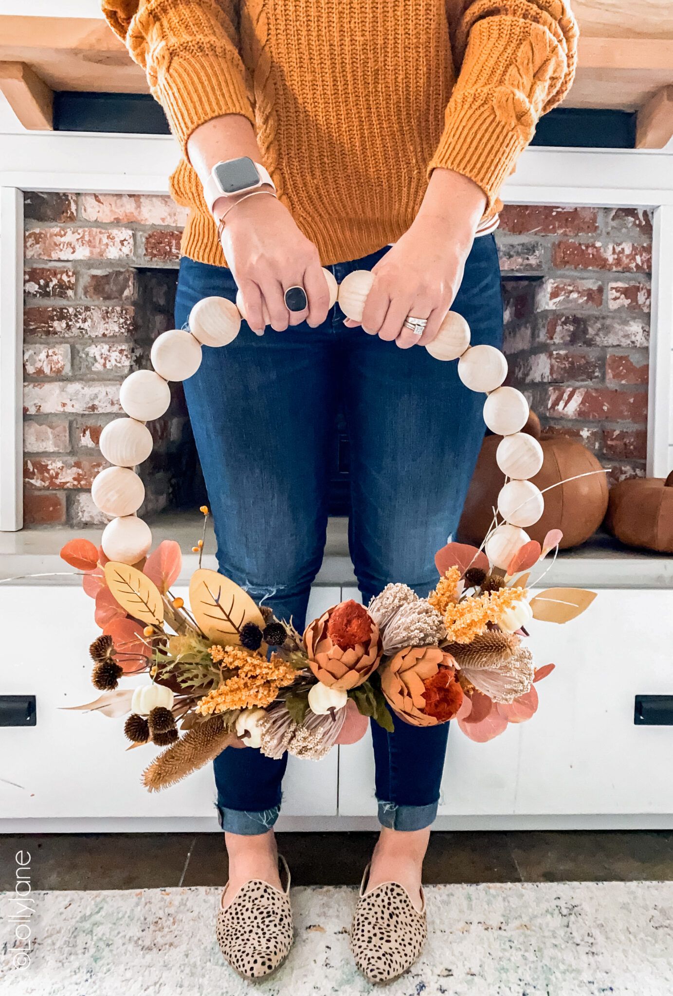 Diy Fall Door Decor! Super Simple And Cute! thumbnail