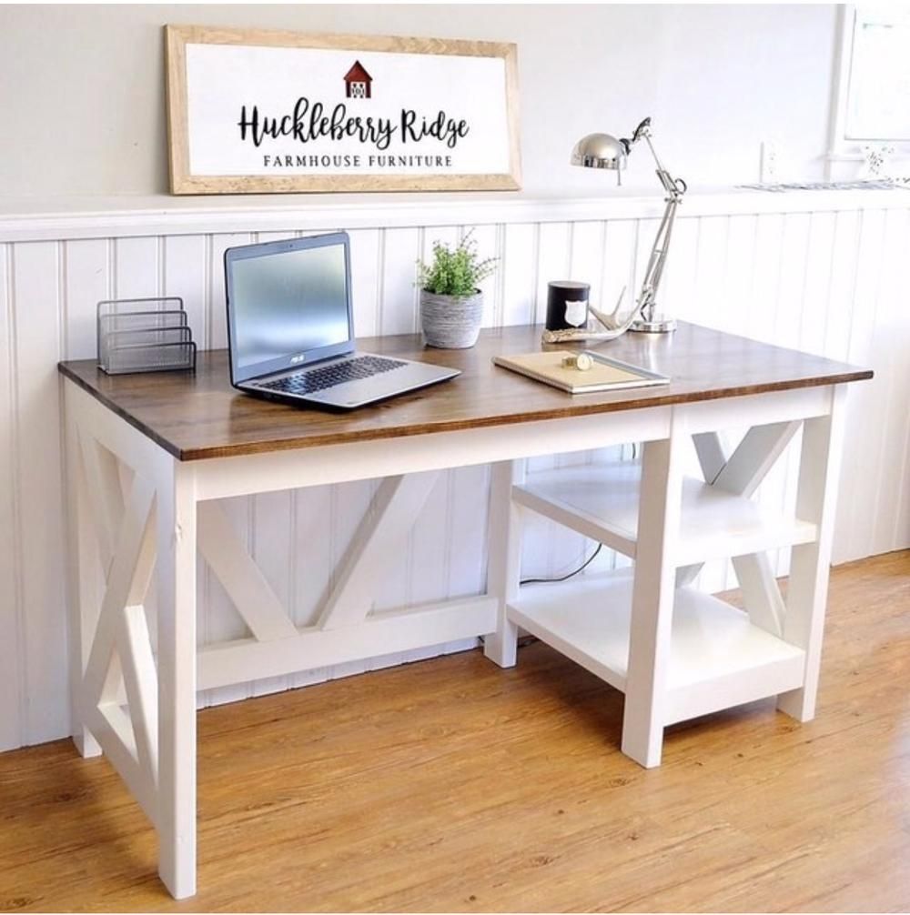 15 Diy Desk Plans For Your Home Office, How To Make A Simple Office Desk