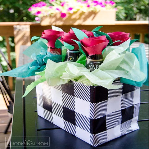 diy fathers day gifts beer bouquet