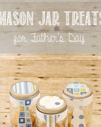 diy fathers day gifts mason jar treats