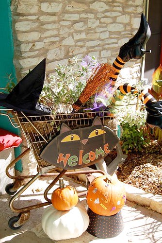 45 Outdoor Halloween Decorations Porch Decorating Ideas For