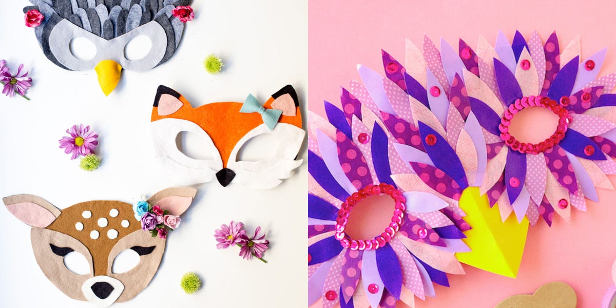 24 Easy DIY Halloween Masks - Halloween Masks for Adults and Kids