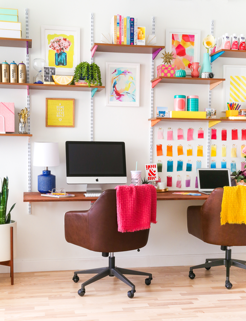 21 Diy Home Office Decor Ideas Best, Diy Office Desk Decoration Ideas