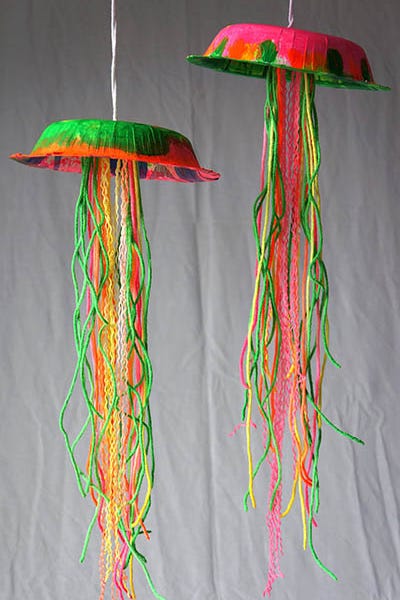 Imisebenzi Yezingane ze-DIY - I-Jellyfish