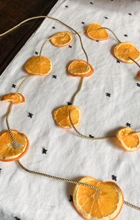 diy kitchen decor diy orange garland