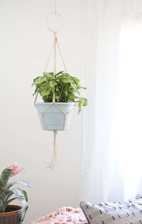 diy kitchen decor ideas diy macrame plant hanger