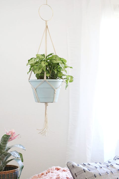 diy kitchen decor ideas diy macrame plant hanger