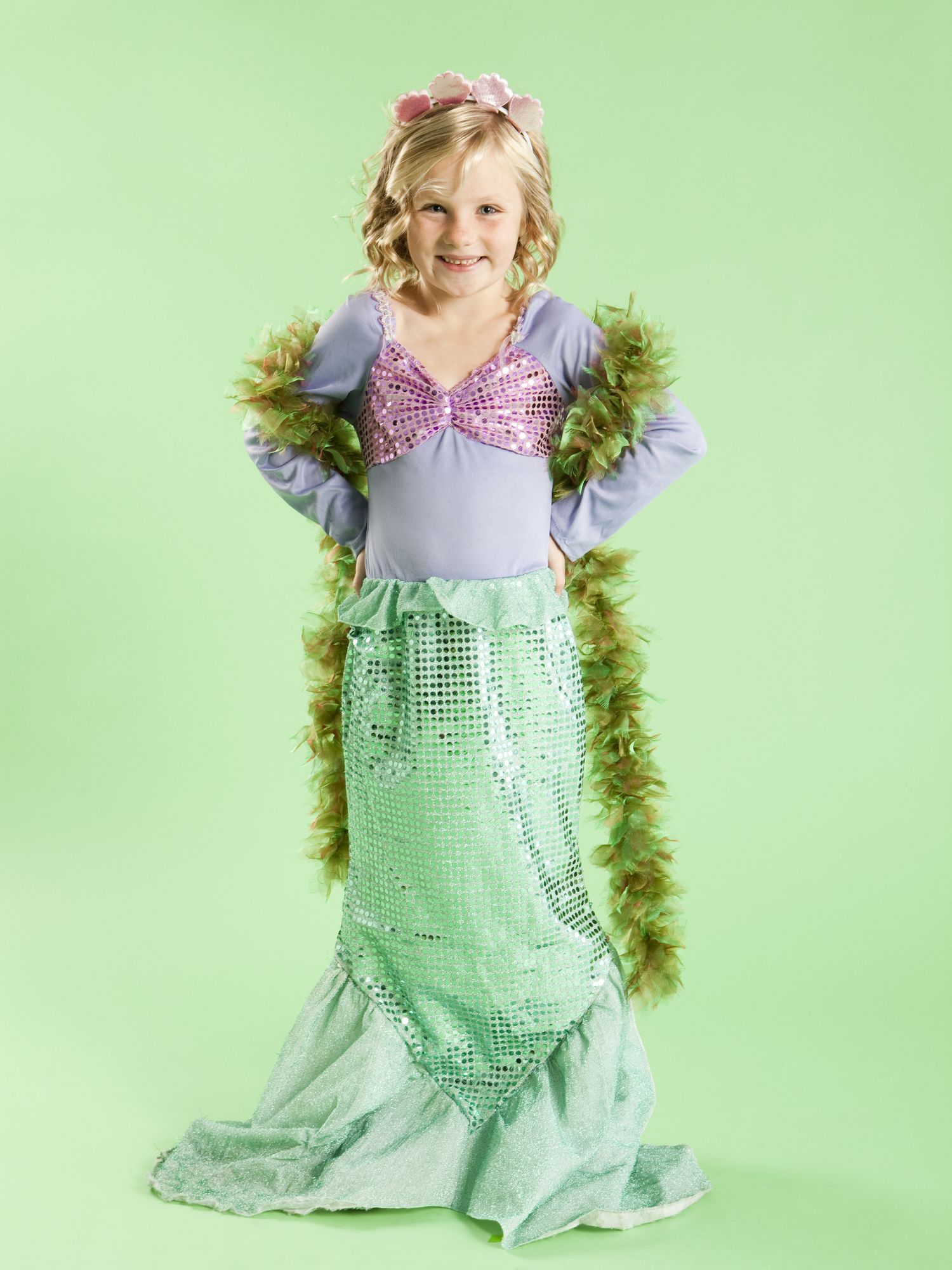 Childrens Costume Book Day Girls Mermaid Seahorse Fancy Dress 