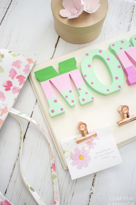 diy mother's day gifts photo holder