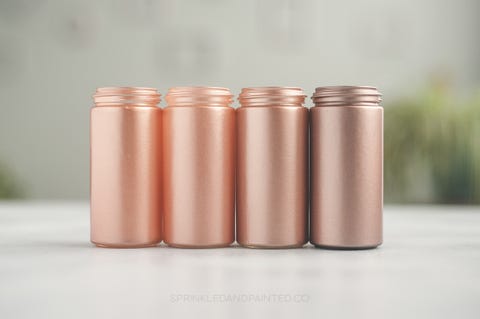 rose gold christmas decorations vases