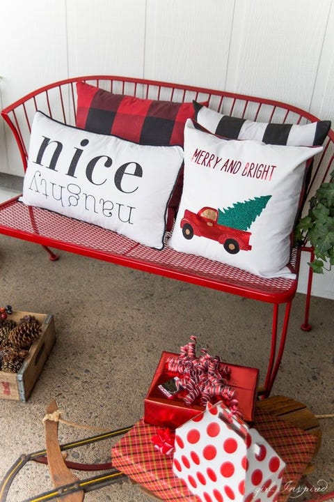 outdoor christmas pillows