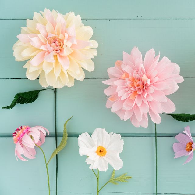 20 Diy Paper Flowers How To Make