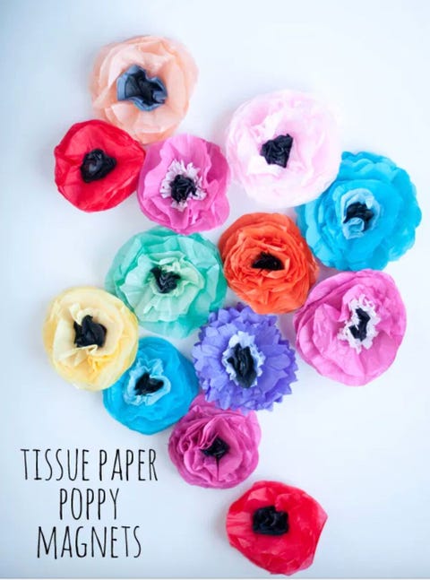 diy paper flowers tissue paper