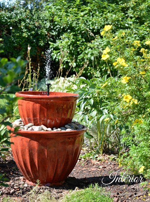 22 Outdoor Fountain Ideas How To Make A Garden Fountain For Your Backyard