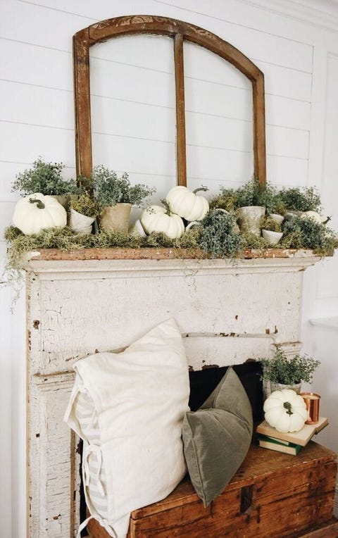 30 DIY Fall Mantel Décor Ideas - Best Fall Mantel Decorations