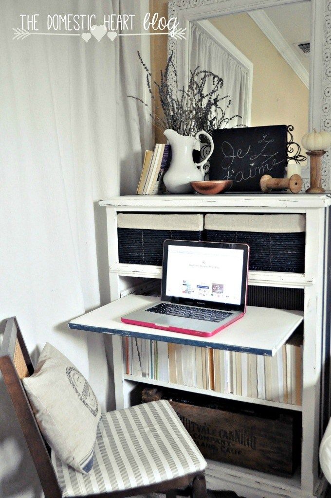 15 Diy Desk Plans For Your Home Office, Diy Secretary Desk From Dresser