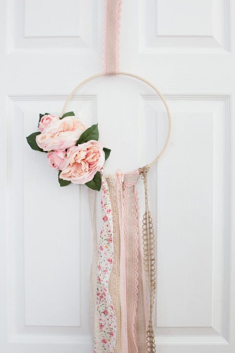 diy spring wreath boho