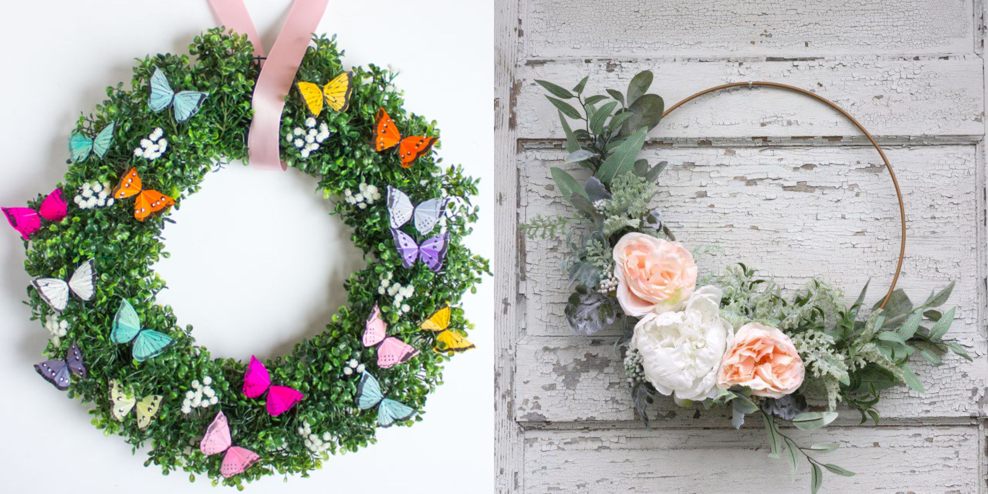 30 Diy Spring Wreaths How To Make A Spring Wreath Yourself