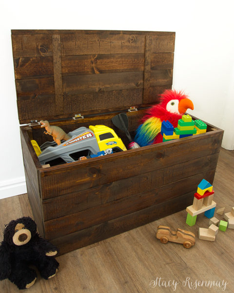 15 Diy Toy Boxes How To Make A Box, Storage Bench Wooden Toy Box Plans Pdf