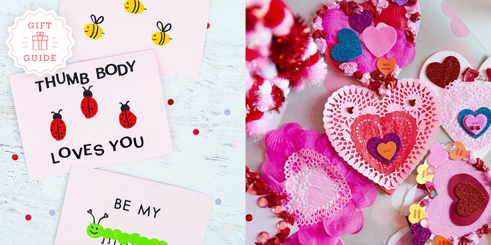 Paint Your Own LOVE HEARTS Decorations Valentines Craft Set ~ Kids Craft Kit 