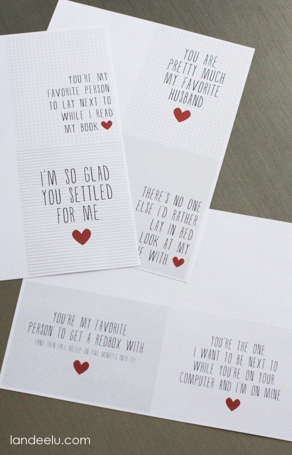 valentine day handmade cards for husband