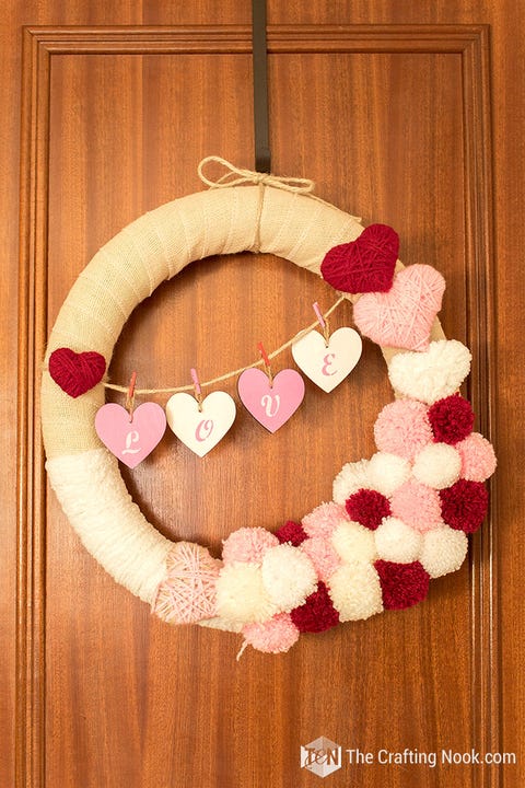 25 Best Valentines Day Wreath Ideas Diy Valentine Wreaths 5768