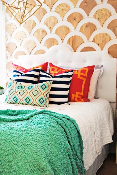 DIY Wall Decor Ideas - Scalloped Wall