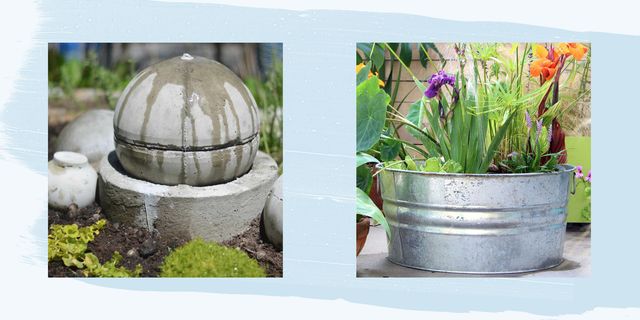 22 Outdoor Fountain Ideas How To Make, Diy Concrete Garden Fountain