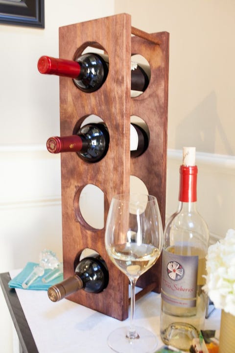 The Stunning DIY Wood Project Every Wine Lover Needs For Their Countertop