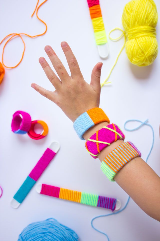 string crafts bracelets