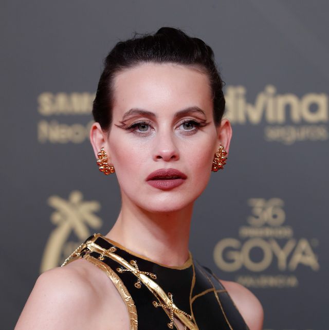 actress milena smith at photocall for the 36th annual goya film awards in valencia on saturday 12 february, 2022