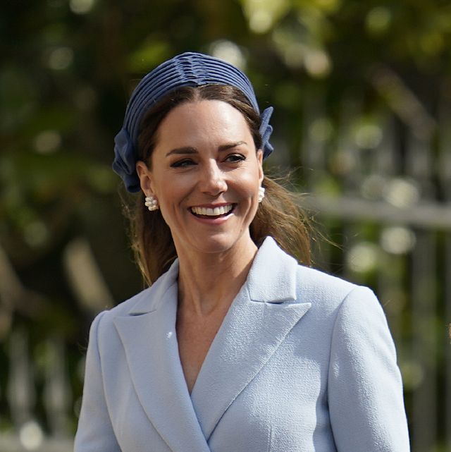 El vestido azul pastel de Kate Middleton
