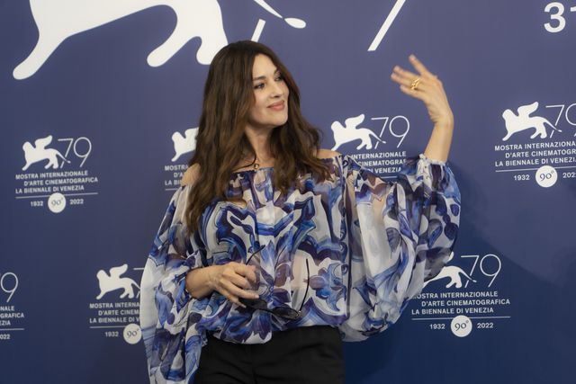 actress monica bellucci at 'siccita' photocall, 79th venice international film festival, italy   08 sep 2022  local caption