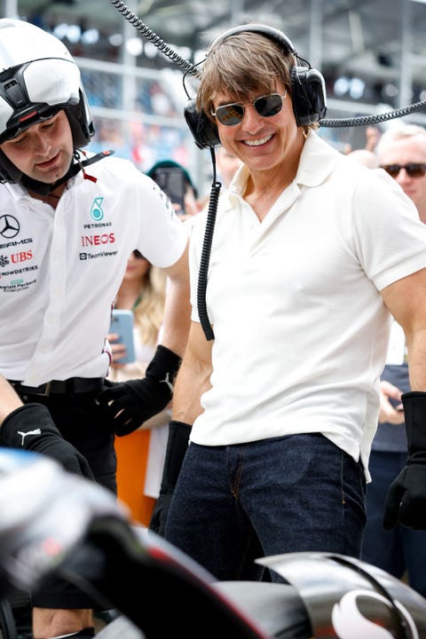 tom cruise in f1 grand prix of miami