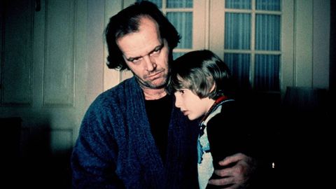 Jack Nicholson en "El resplandor"