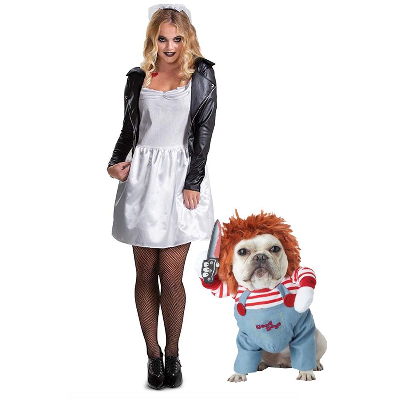 matching costumes with dogs