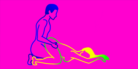 Pink, Magenta, Purple, Violet, Human body, Human leg, Font, Line art, Illustration, Graphics,