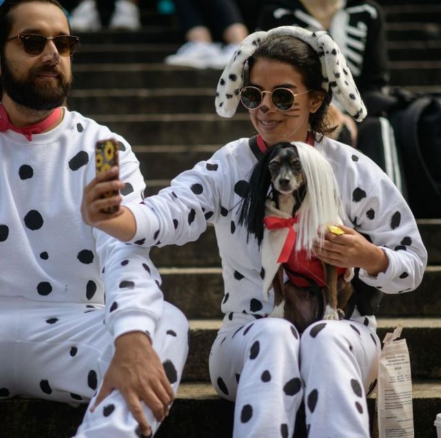 dog owner halloween costumes dalmations