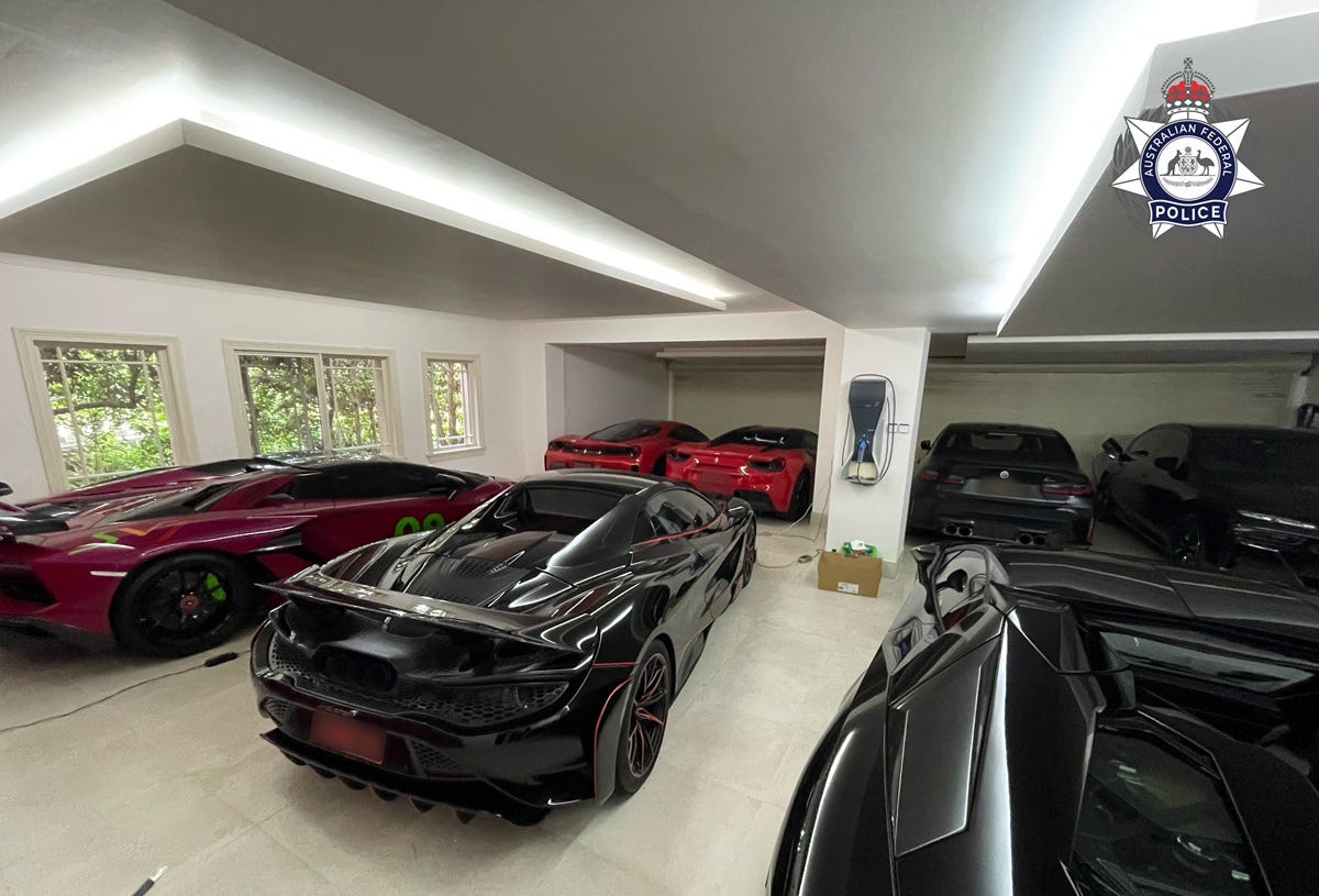 Police Seize 2 Ferraris, 2 Lamborghinis, 7 BMWs and a McLaren from Pharmacist in Fraud Investigation