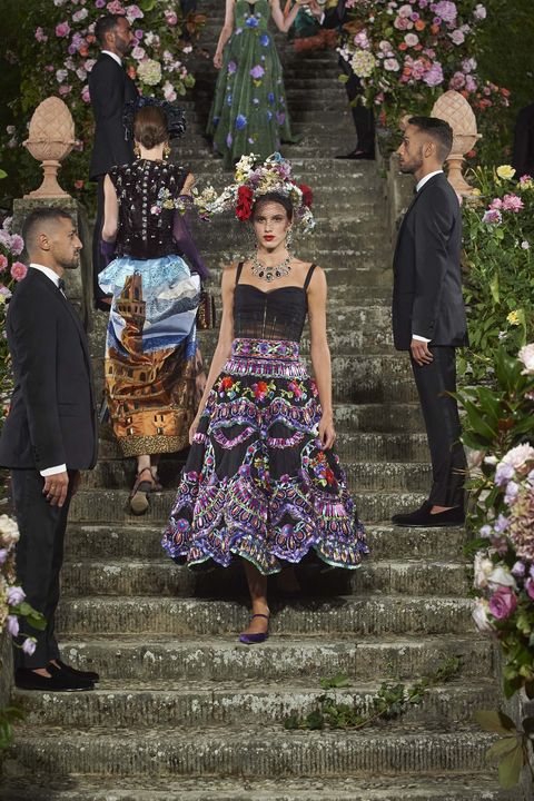 from Dolce Gabbana's spectacular Alta Moda show