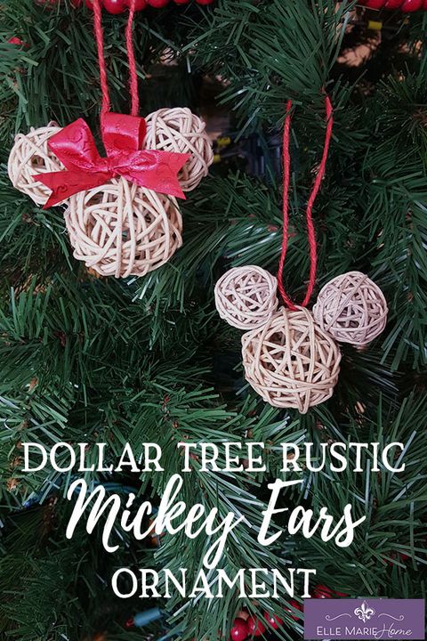 dollar tree rustic mickey ears