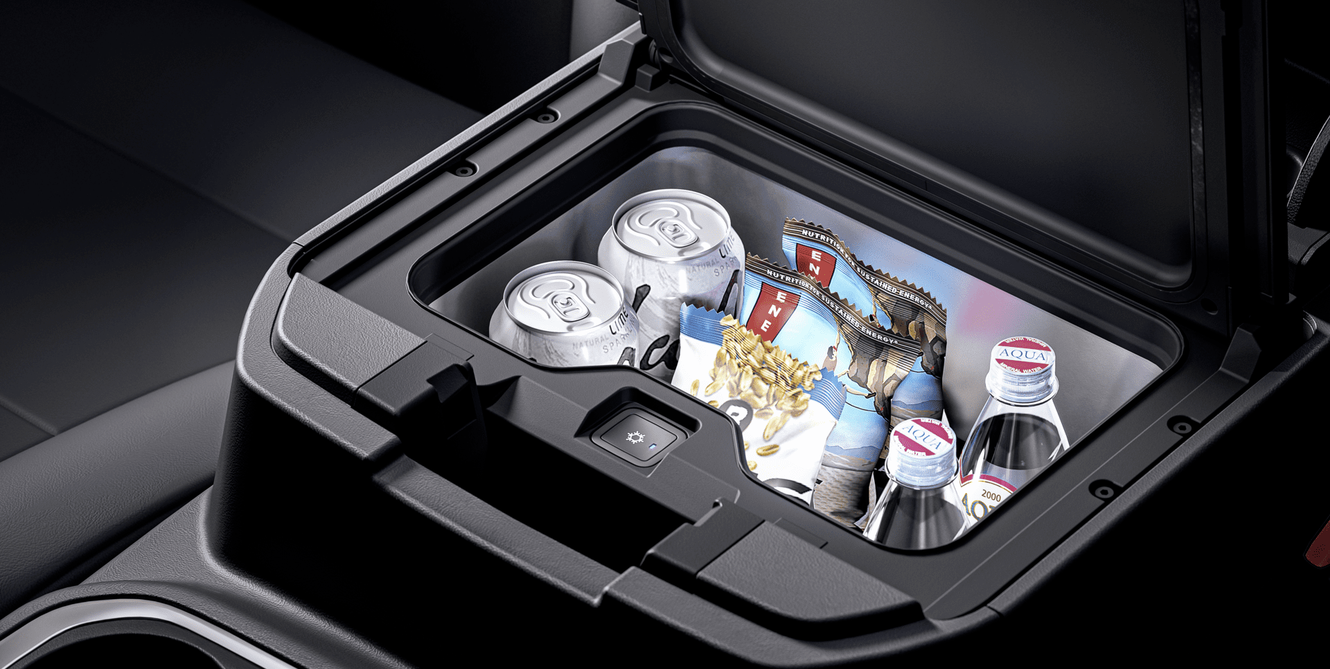 This Fridge Drops Right Into Your Truck's Center Console