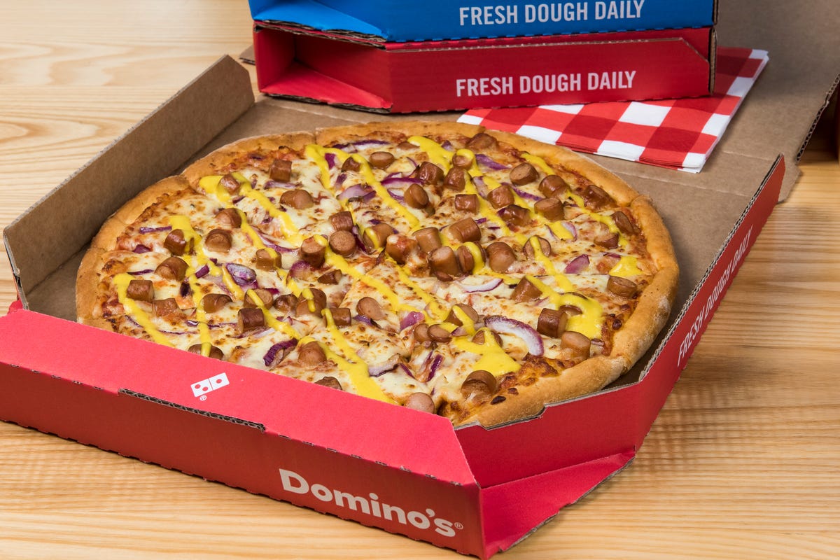 Domino S Launch New Hot Dog Pizza And We Re Fascinated